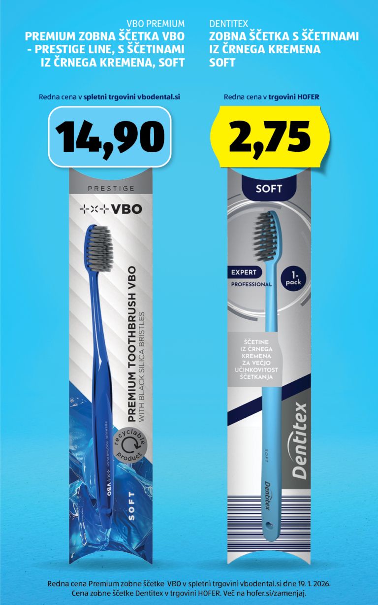 Zobna ščetka Expert Professional HOFER Dentitex