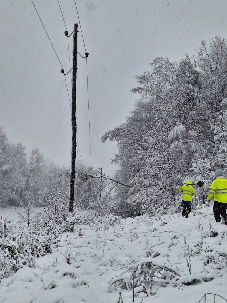 snegolom, goričko, februar-2025, elektro-maribor, elektrika