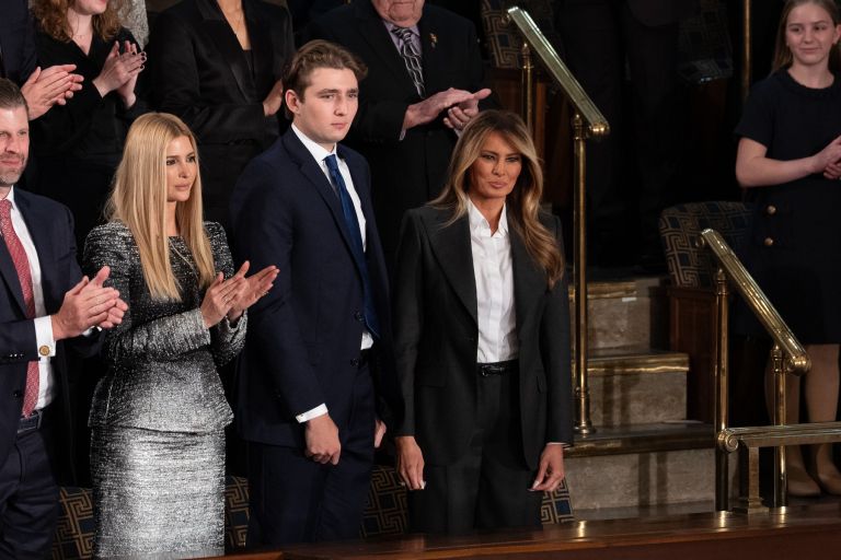 Barron Trump, Melania Trump