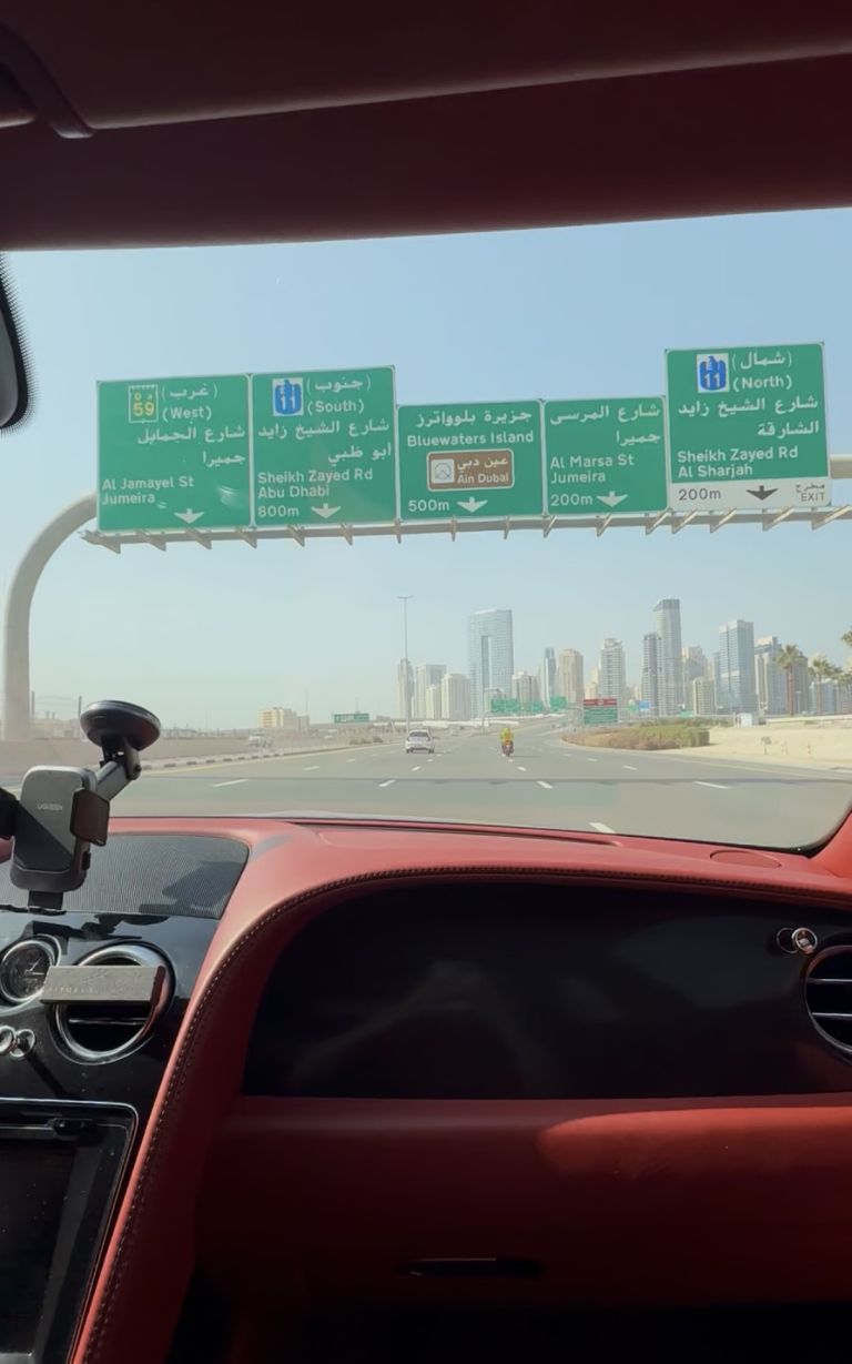 dubaj, cesta, avtocesta