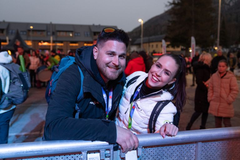 Največji slovenski Après ski sta za druženje izkoristila Aktualova voditelja  Mattias Stojanović in