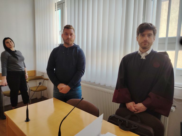 Nikc Berlinger in odvetnik Uroš Pavlina