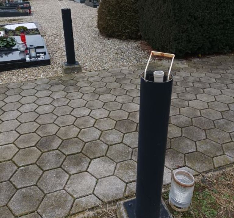 pokopalisce, verzej, vandalizem