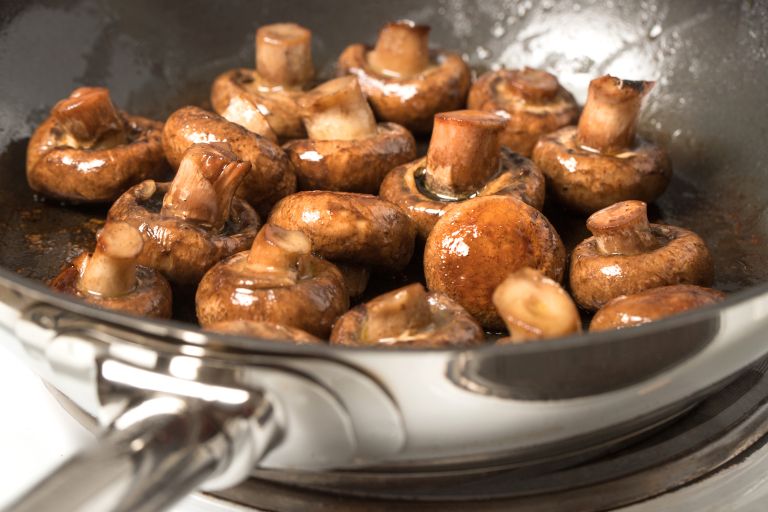 pogrevanje-hrane, gobe