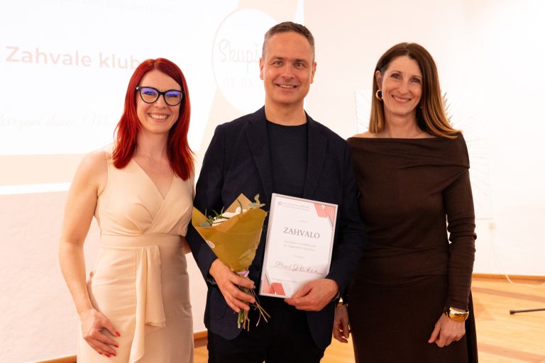 Zahvala donatorju (Maja Fink, Peter Ribarič, Metka Resnik).jpg