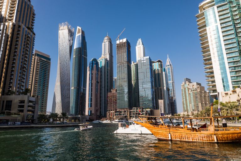 dubaj, marina