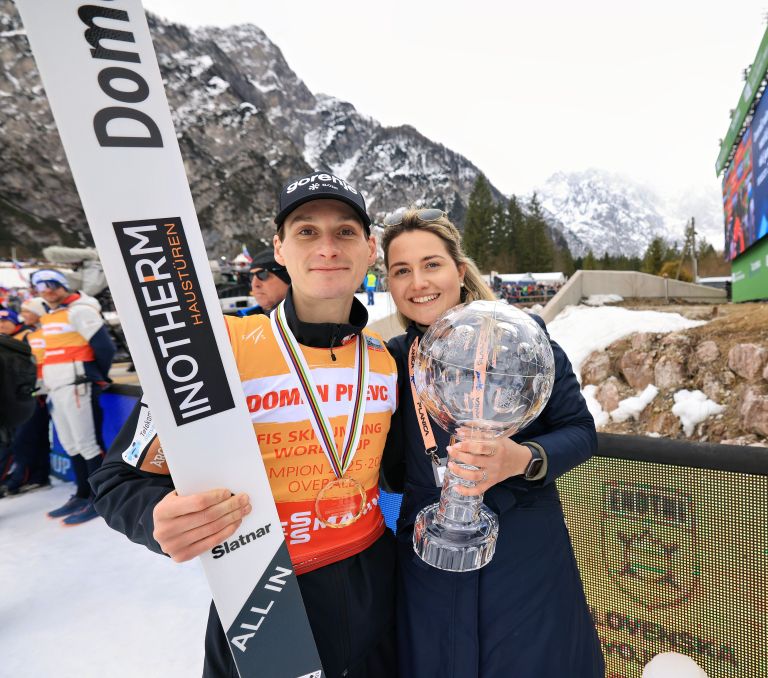 Domen Prevc, Špela Ravnik