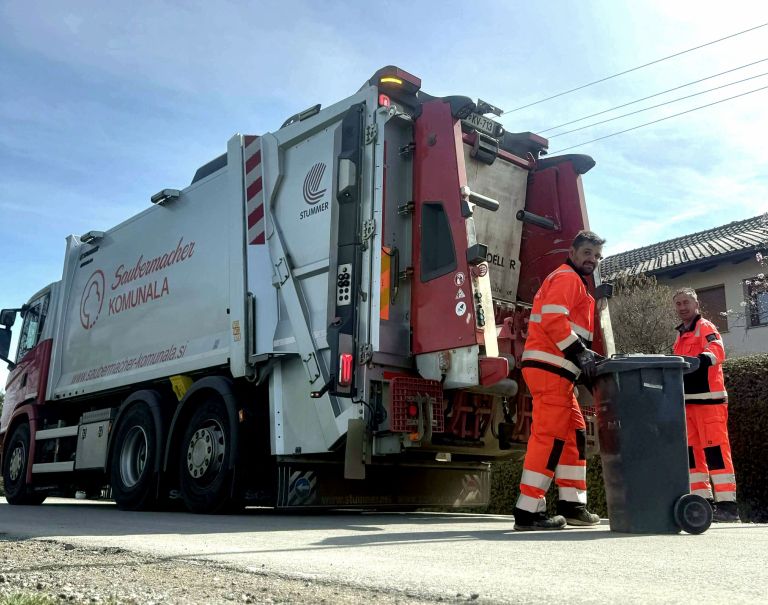 komunalno podjetje, odvoz odpadkov, zdravo okolje