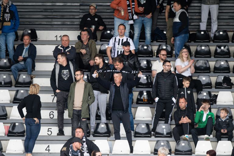 mura, olimpija, tribune, gledalci