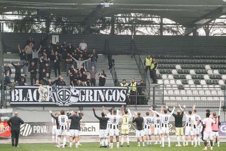 mura, olimpija, tribune, gledalci