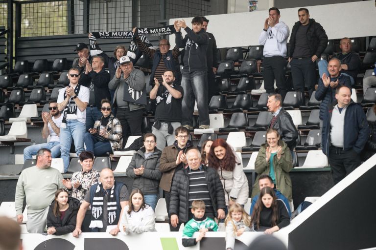 mura, olimpija, tribune, gledalci