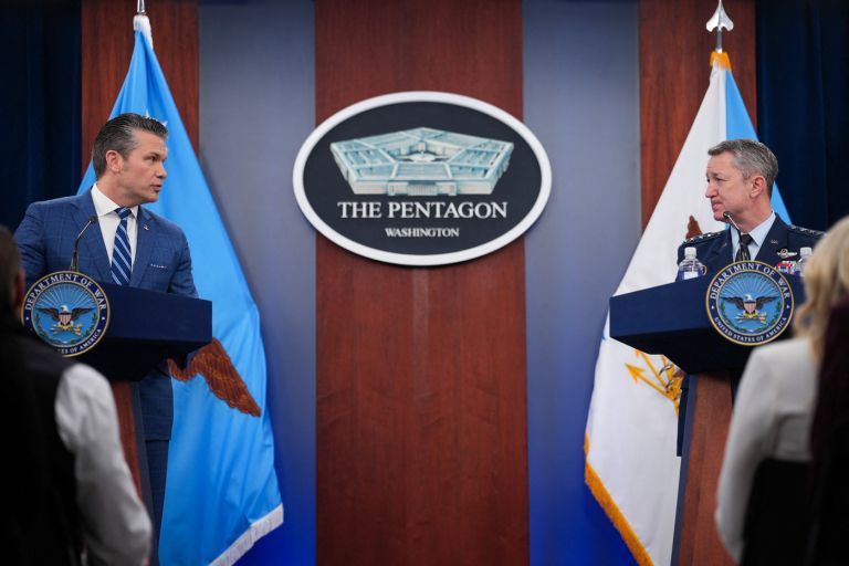 Pete Hegseth, Dan Caine