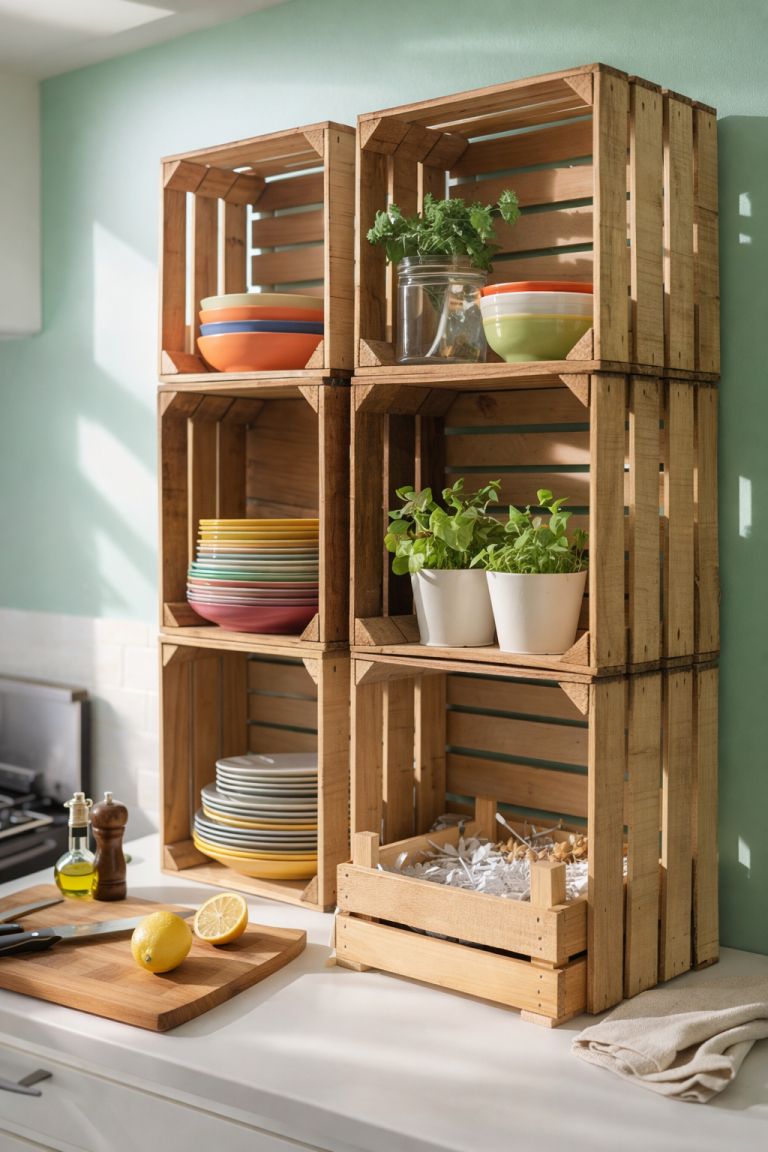 palete, kuhinjska-polica