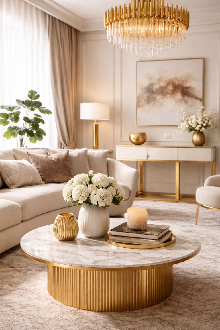 interier, oprema-doma, zlato-pohistvo