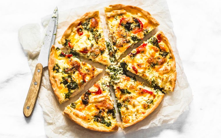 kis, quiche, pita