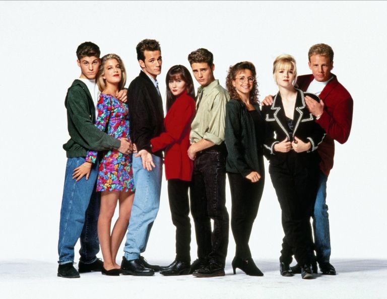 shannen-doherty, luke-perry, beverly-hills
