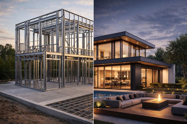 jeklena-konstrukcija, jeklena-hisa