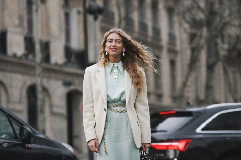 moda, birma, obleka, blazer