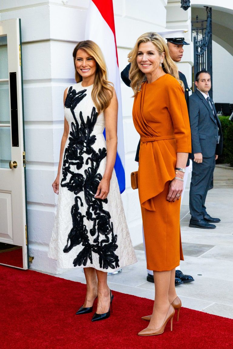 Melania Trump, nizozemska kraljica Máxima