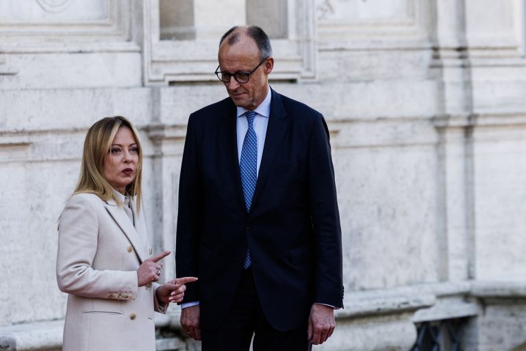 Friedrich Merz, Giorgia Meloni