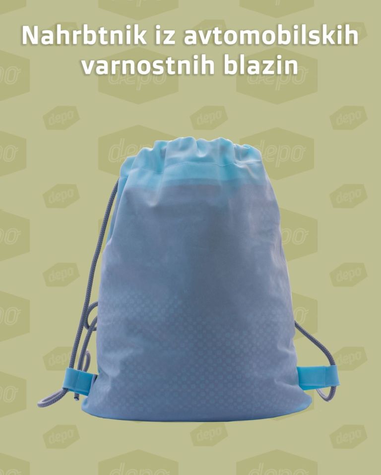 Nahrbtnik iz avtomobilskih varnostnih blazin