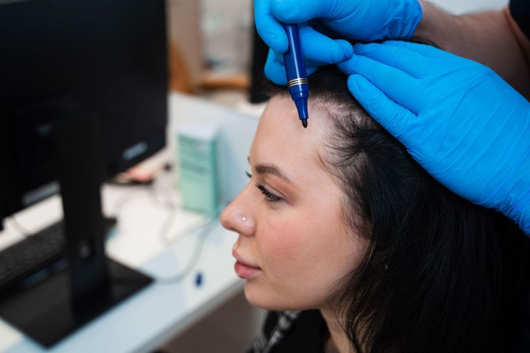 presaditev las, transplantacija las, izpadanje las,