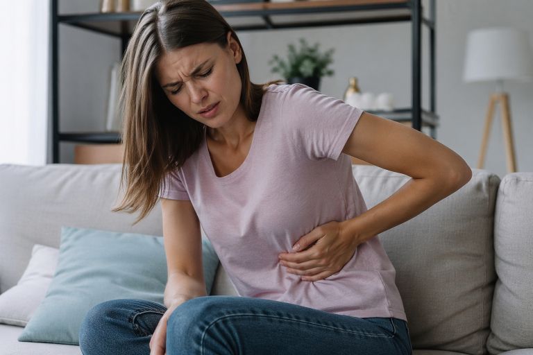 bolečina pod levim rebrom