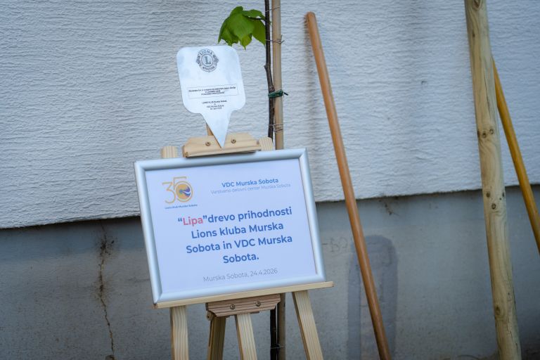 zasaditev-lipe, vdc-murska-sobota, lions-klub-murska-sobota