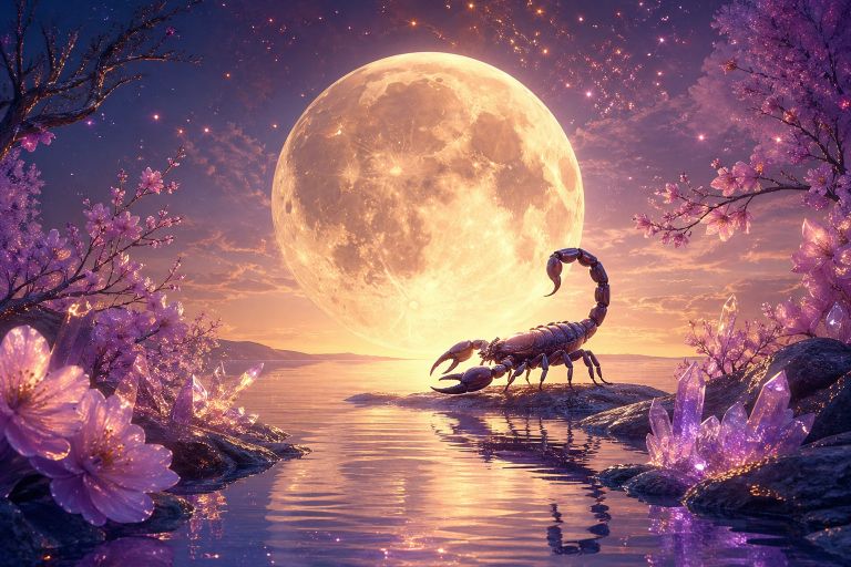 polna-luna, skorpijon