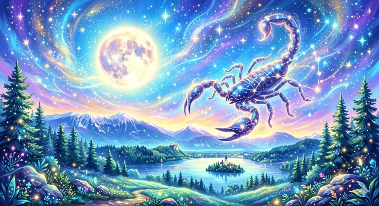 polna-luna, skorpijon