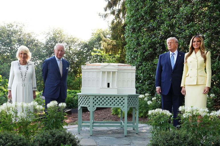 Melania Trump, Donald Trump, kralj Karel, Camilla