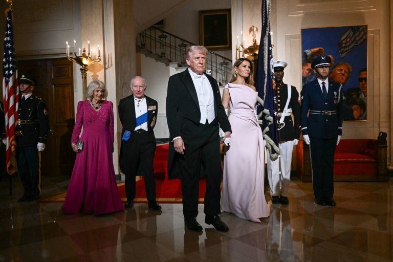 Melania Trump, Donald Trump, kralj Karel, Camilla
