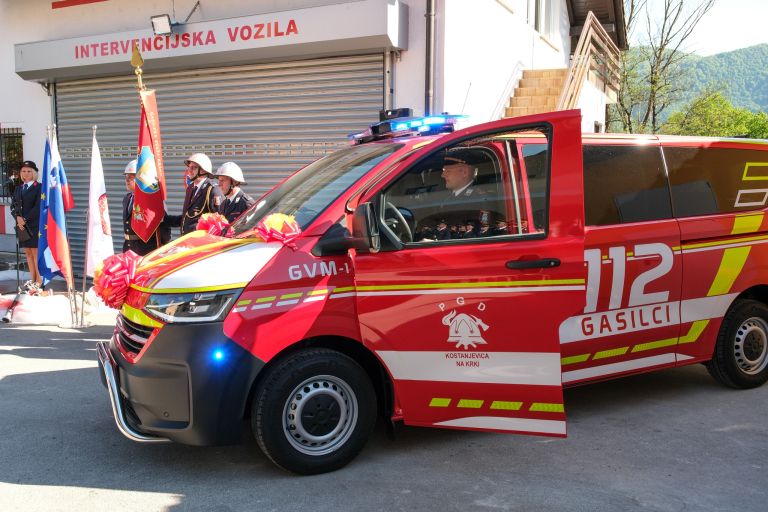 pgd-kostanjevica-na-krki, novo-gasilsko-vozilo