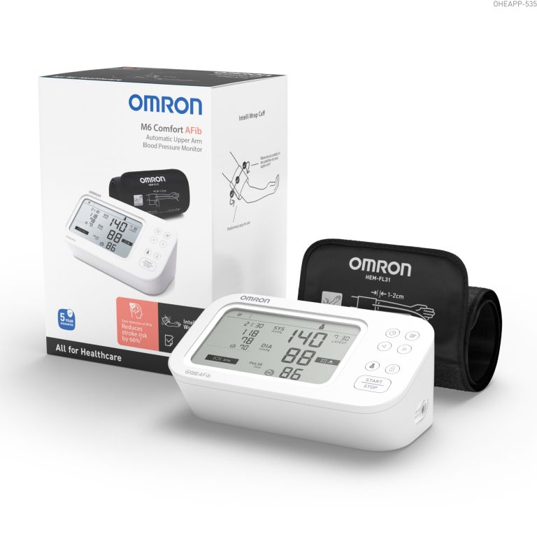 EN Intellisense AFib M6 Comfort AFib Enrichment Packshot and unit 01.jpg