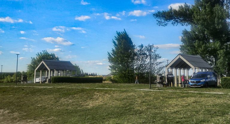 expano, parkiranje, vožnja-z-avtomobili, piknik-hišice