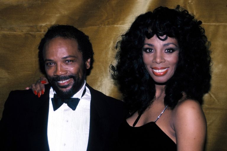 Donna Summer in legendarni producent Quincy Jones ujeta v objektiv januarja 1983 v kultnem newyorške