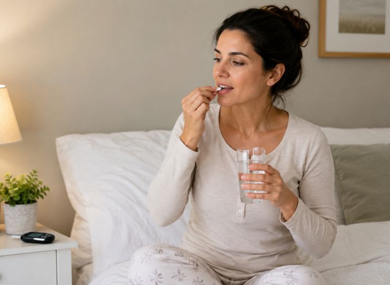 melatonin, spanje, nespečnost, krvni sladkor, zdravila, tablete
