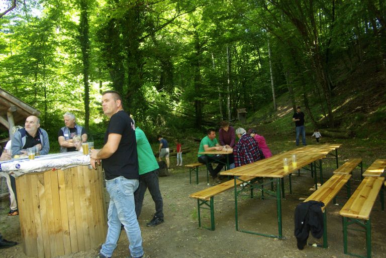 kopa, zloganje, prizig