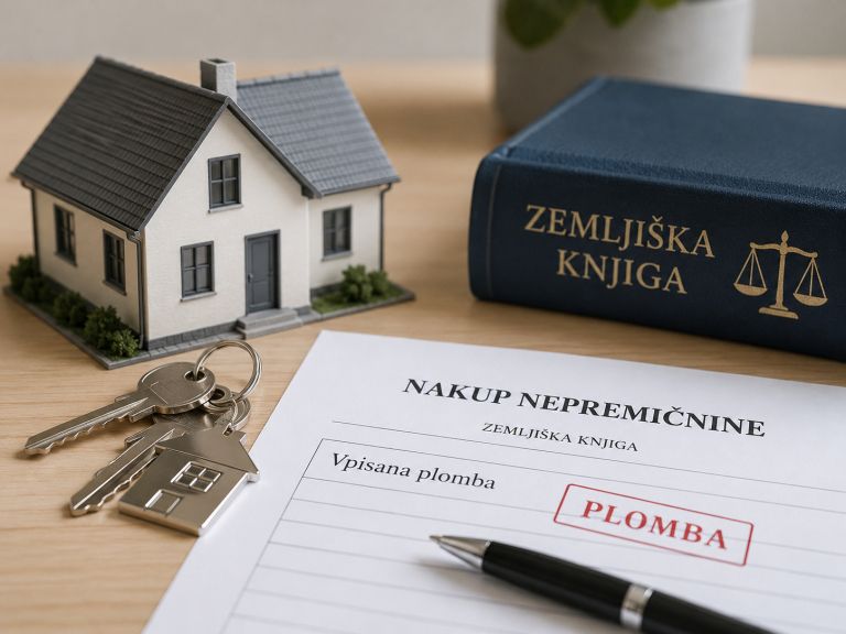 plomba, zemljiska-knjiga
