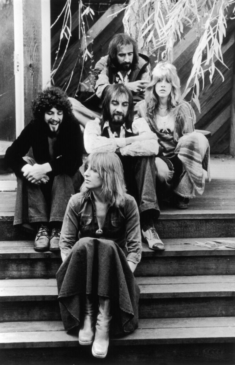 Klasična zasedba Fleetwood Maca sredi sedemdesetih: Lindsey Buckingham, John McVie, Mick Fleetwood, Christine McVie in Stevie Nicks.