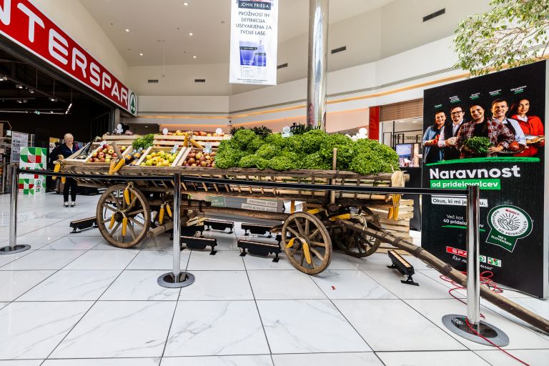 Dogodek Naravnost od pridelovalca pred trgovino Interspar Citypark