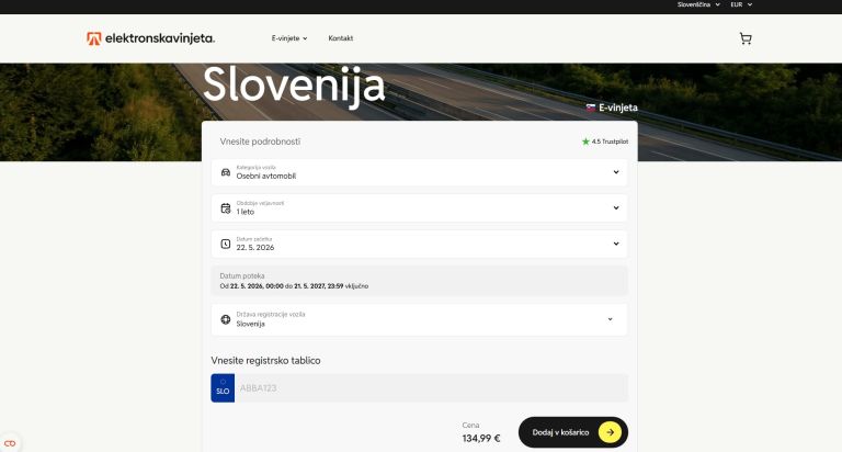 vinjeta, portal, kontrola, evinjeta, internetna-stran