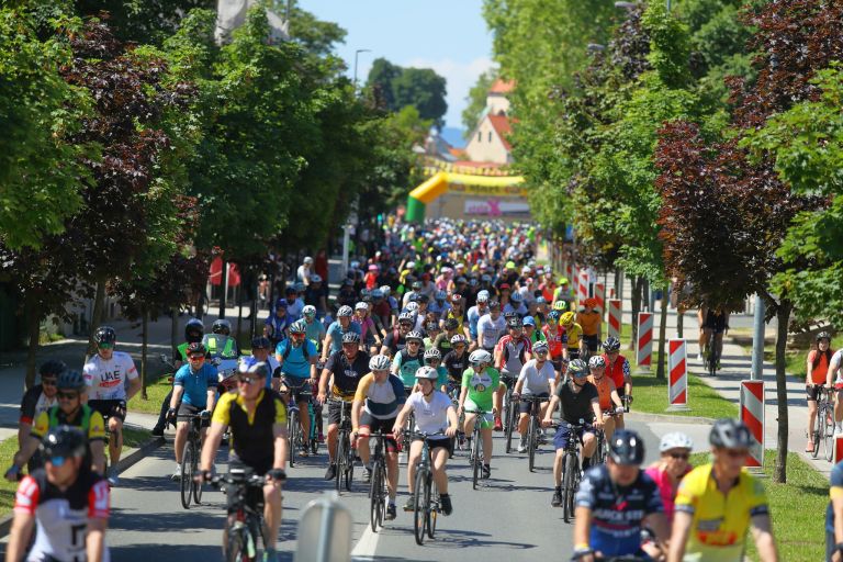 poli-maraton, kolesarji