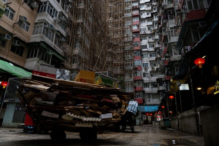 hongkong, karton, azija
