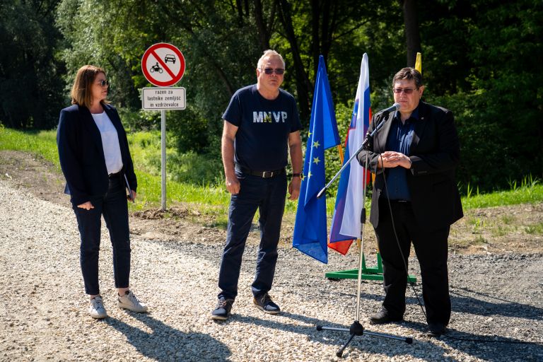 odprtje-visokovodnega-nasipa, krog-petanjci, jože-novak