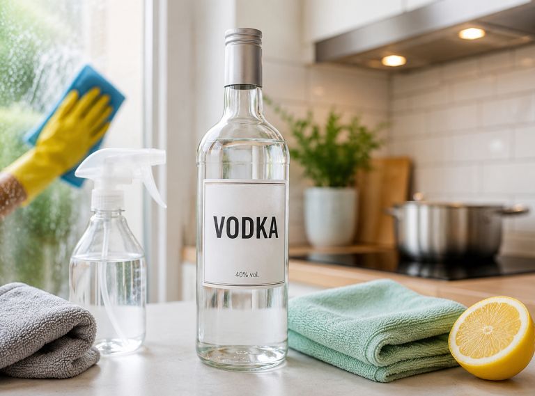 vodka, ciscenje-stekel