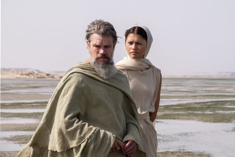 MATT DAMON (Odisej) in ZENDAYA (Athena)_Odiseja.jpg
