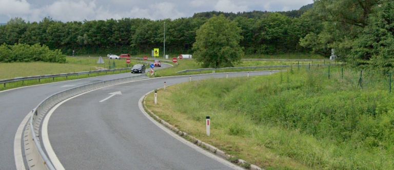 napačna, smer, avtocesta, ograja, znak