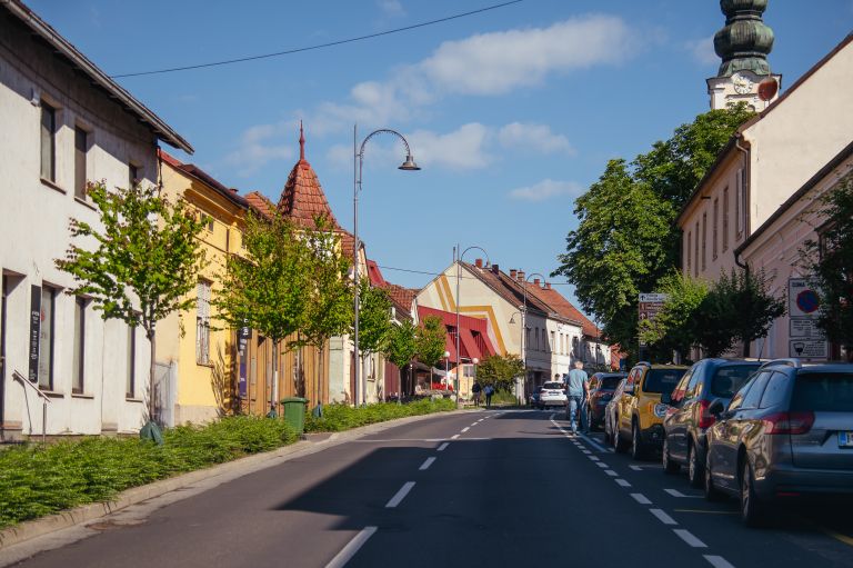 simbolična, lendava, ulica, mesto