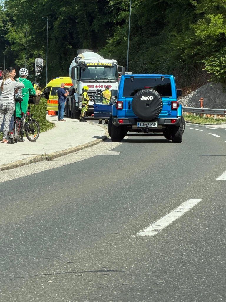 Nesreča na Ljubljanski cesti
